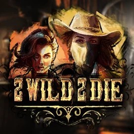 2 Wild 2 Die slot logo by Hacksaw Gaming at Donbet Casino